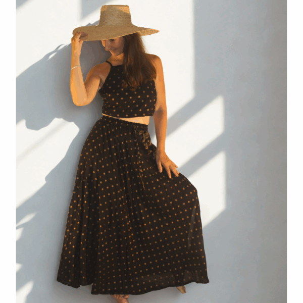 ensemble jupe et top ethnique