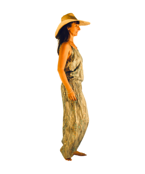 ENSEMBLE PANTALON FLUIDE ET HAUT ELEGANT POUR L'ETE
