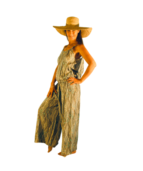 ENSEMBLE PANTALON FLUIDE ET HAUT ELEGANT POUR L'ETE
