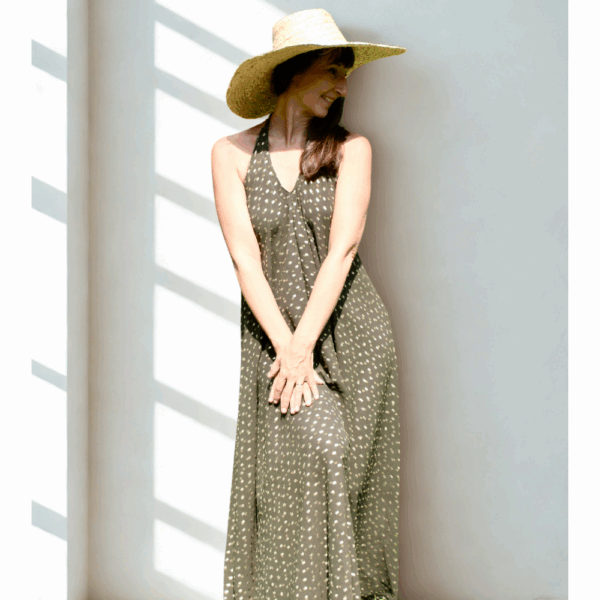 Robe longue dos nu
