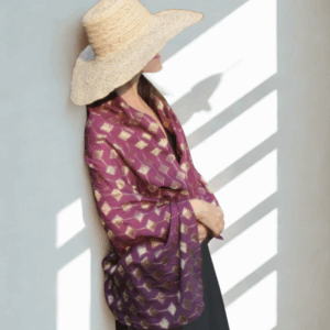 étole chic jacquard