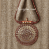 Collier en laiton doré style mandala