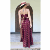 ENSEMBLE JUPE ET HAUT: JUPE EVASEE ET TOP COURT