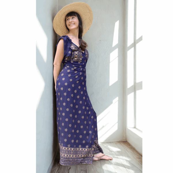 ENSEMBLE BOHEME CHIC BLEU