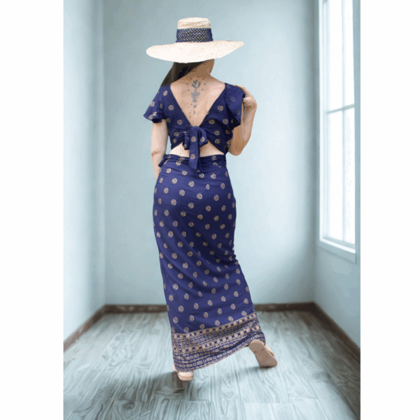 ENSEMBLE BOHEME CHIC BLEU