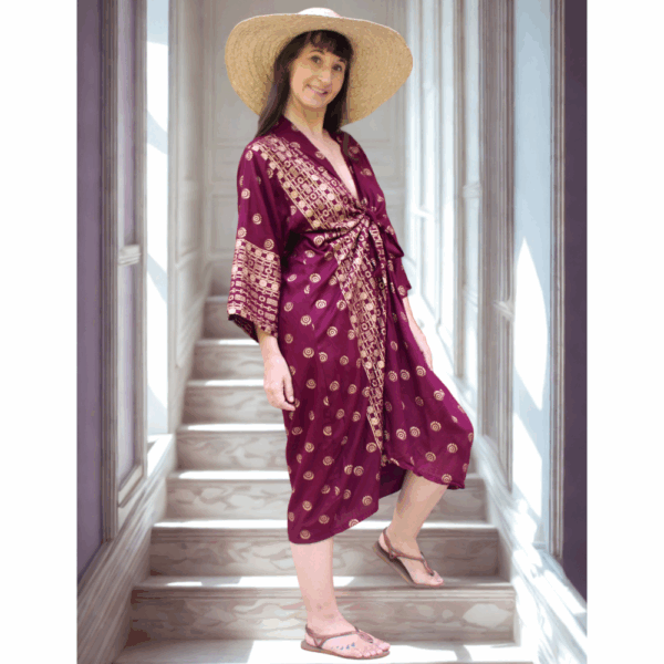KIMONO BOHÉME EN COTON LEGER
