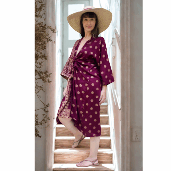 KIMONO BOHÉME EN COTON LEGER
