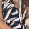 Collier en laiton motif ethnique mandala